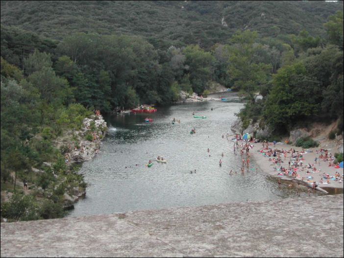087- vue du Pont du Gard